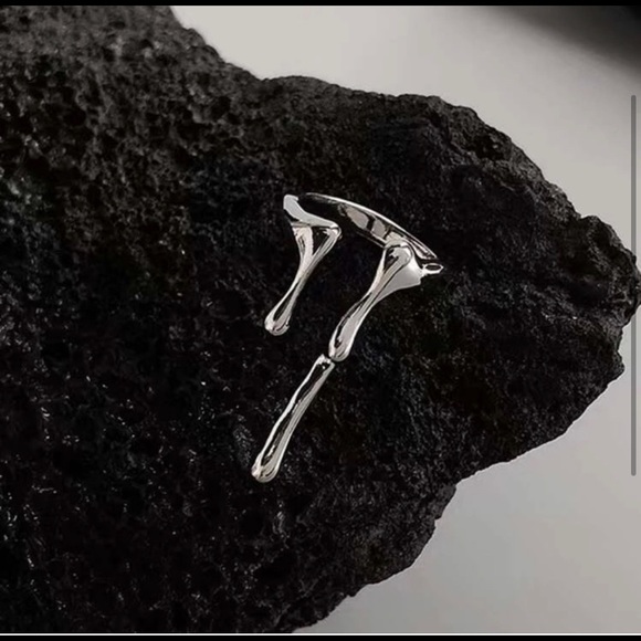 Silver Drip Ring - Picture 2 of 2